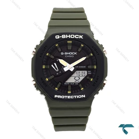 جیشاک زنانه GMA-S2100 سبز صفحه مشکی G-shock-6410-L