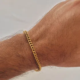 دستبند مردانه کارتیه مربعی چهارگوش