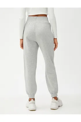 جیب کمر بلند شلوار Jogger با جزئیات 4WAL40004IK