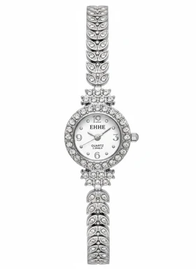 ساعت زنانه گندمی نقره ای