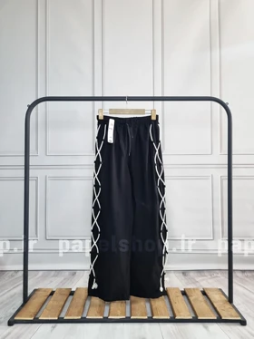 شلوار بگ تیپ دورس کنار بندی