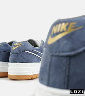 کفش کتانی مردانه و زنانه طوسی آبی NIKE AIR FORCE