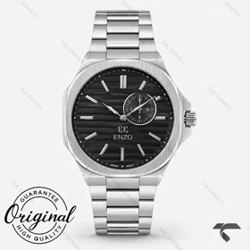 ساعت انزو مردانه EC-1707ABG استیل صفحه مشکی Enzo-10115-G