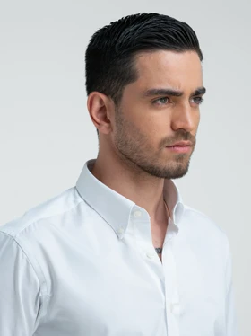 ام کی کالکشن پیراهن آستین بلند mk-1081-white