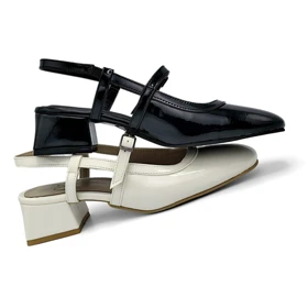 کفش صندل پاشنه‌دار 5 سانت مدل 4035 _ sandal valentino