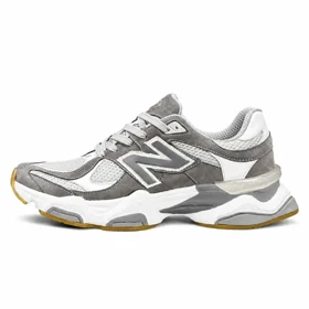 کفش کتانی مردانه بزرگ پا مدل نیوبالانس 9060 طوسی سفید New Balance 9060