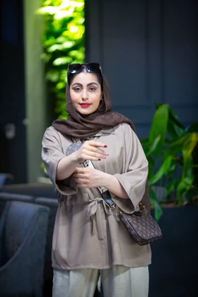 مانتو صوفیا پلاس کمرگت