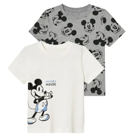 تیشرت دخترانه دیزنی کد Z-HF33 مجموعه 2 عددی