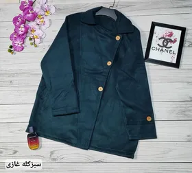 کت یقه انگلیسی فوتر پشمی زنانه