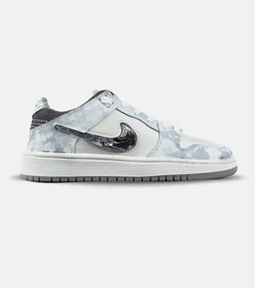 کفش کتانی مردانه و زنانه آبی سفید NIKE dunk low steam puppet
