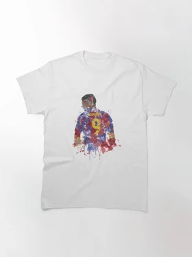 تیشرت ورزشی بارسلونا | تیشرت FC Barcelona طرح Luis Suarez Barcelona Legend Art کد 144319