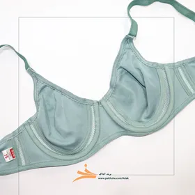 سوتین نخ پنبه آبی فنردار ژوردار برند آداک