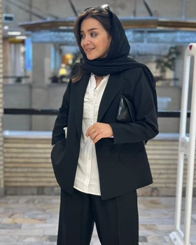 کت و شلوار راه‌راه تک‌رنگ شانتون