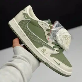 کفش نایک ایر جردن وان لو تراویس اسکات گوچی Jordan 1 Low Travis Scott x Gucci