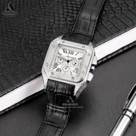 ساعت مردانه کارتیه Cartier Santos 100-2878
