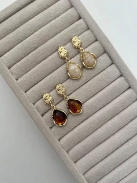 گوشواره وارداتی اشک رزینی