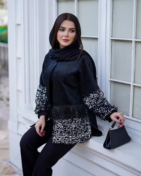 کت مجلسی پولک دوزی شده