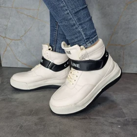 کفش دخترانه زمستانی سلین ساق‌دار