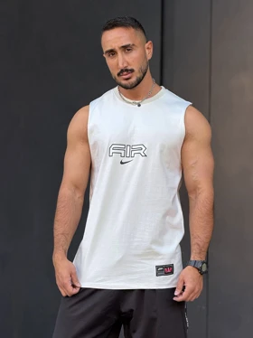 رکابی ورزشی حلقه‌ای NIKE AIR سفید