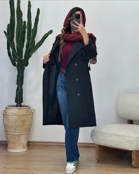 بارانی کتان زارا آستردار