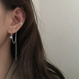 گوشواره طلایی نقره