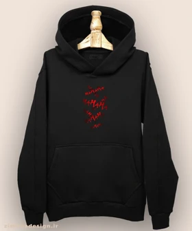هودی مردانه و زنانه طرح هاهاهاها کد 983