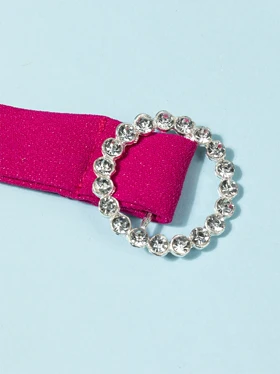 پیراهن زنانه مجلسی کرپ یقه دراپه کمربند دار کلاسیک نارسیس