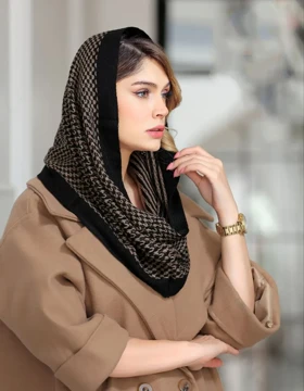شال بافت زنانه رینگی مدل وسط پیچازی | گرم و شیک برای پاییز و زمستان
