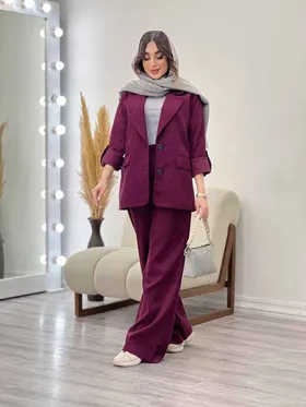 ست کت و شلوار کبریتی