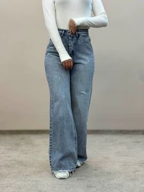 شلوار جین فلربگ اسیدشور8193