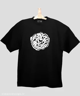 تیشرت لش مردانه و زنانه مذهبی طرح قمر منیر بنی هاشم