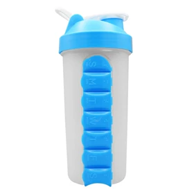 شیکر یک تیکه Tablet مدل جا قرصی دار ظرفیت 0.6 لیتر