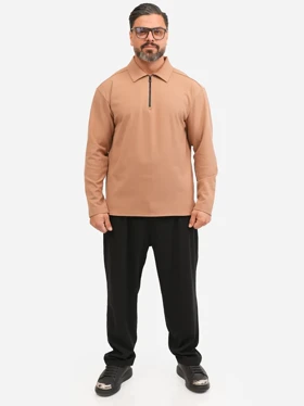 ست ZARA (خردلی مشکی)