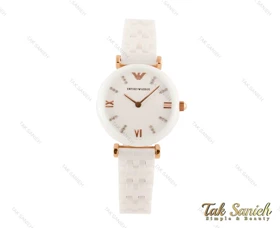 ساعت امپریو آرمانی سرامیکی سفید زنانه Armani-3615-L