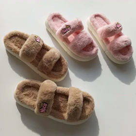 دمپایی پولیشی زنانه دوبند مدل نایس