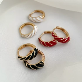 گوشواره میناکاری ژوپینگ