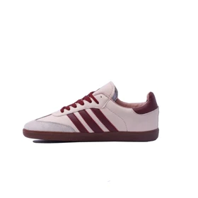 کتانی آدیداس مدل samba_کرم زرشکی کد 1120