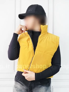 پافر مخمل یقه ایستاده