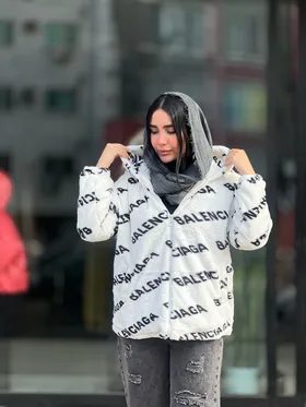 کاپشن خز وادراتی کد 744
