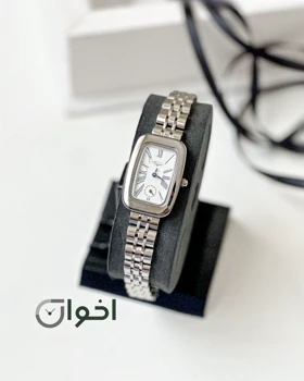 ساعت لونژین فلزی اصلی مستطیل