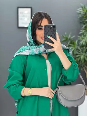 مانتو شومیزی بغل سه دکمه