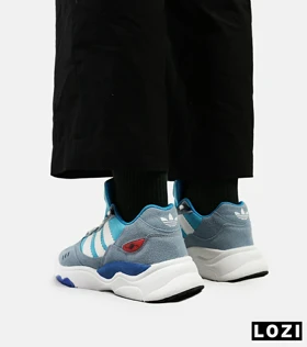 کفش کتانی مردانه آبی سفید ADIDAS torsion