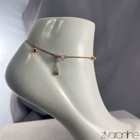 پابند تک نگین رزگلد 60062