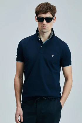 تیشرت یقه پولو مردانه lufian lufian