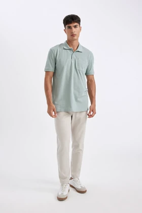 تیشرت یقه پولو مردانه اورجینال دیفکتو defacto