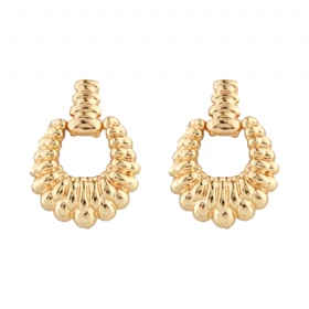 گوشواره زنانه مدل نیم دایره خورشیدی