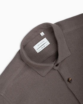 ام کی کالکشن پیراهن آستین بلند mk-23272-brown