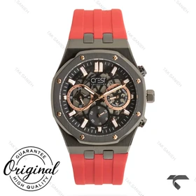 ساعت کرست مردانه اتوماتیک 6313-6 مشکی قرمز Crest-10970-G