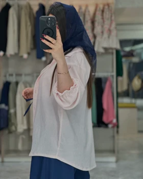 مانتو پاستیلی آستین چین