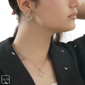 نیم ست نقره کد 65129